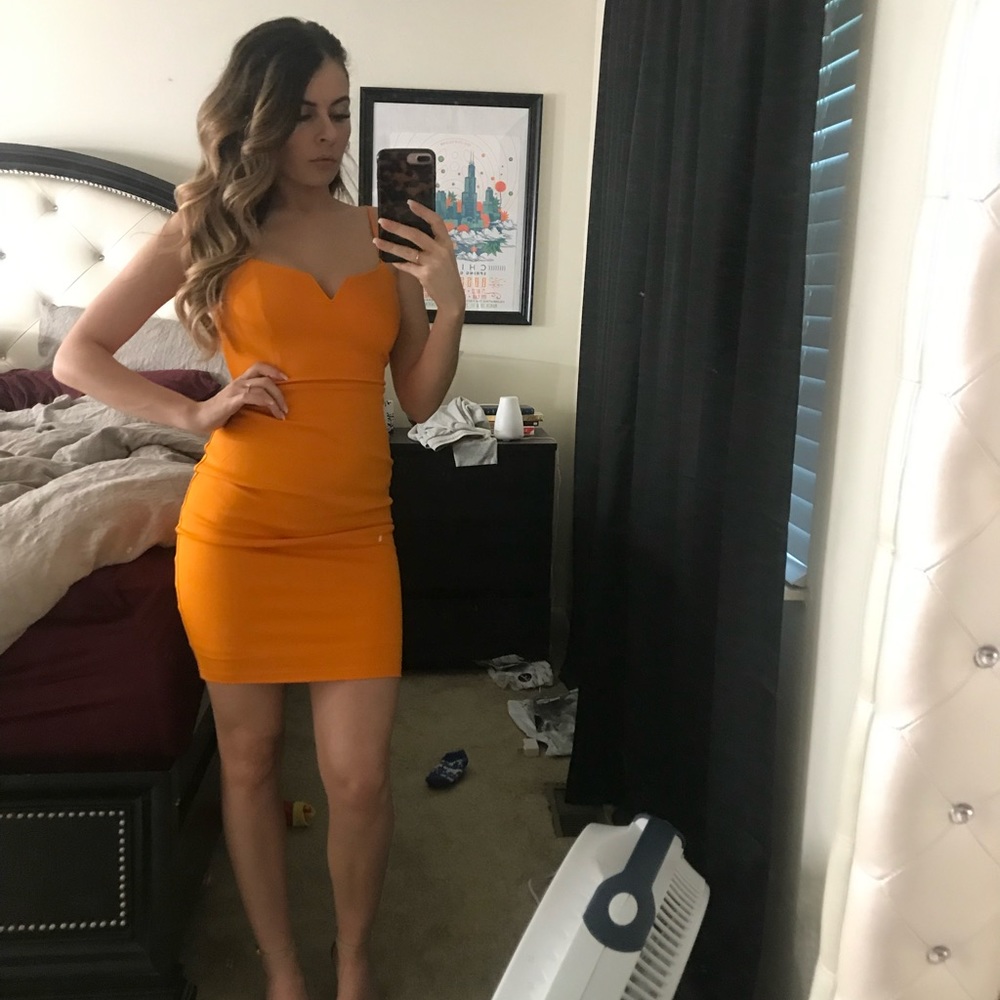 Lulus Orange Dress